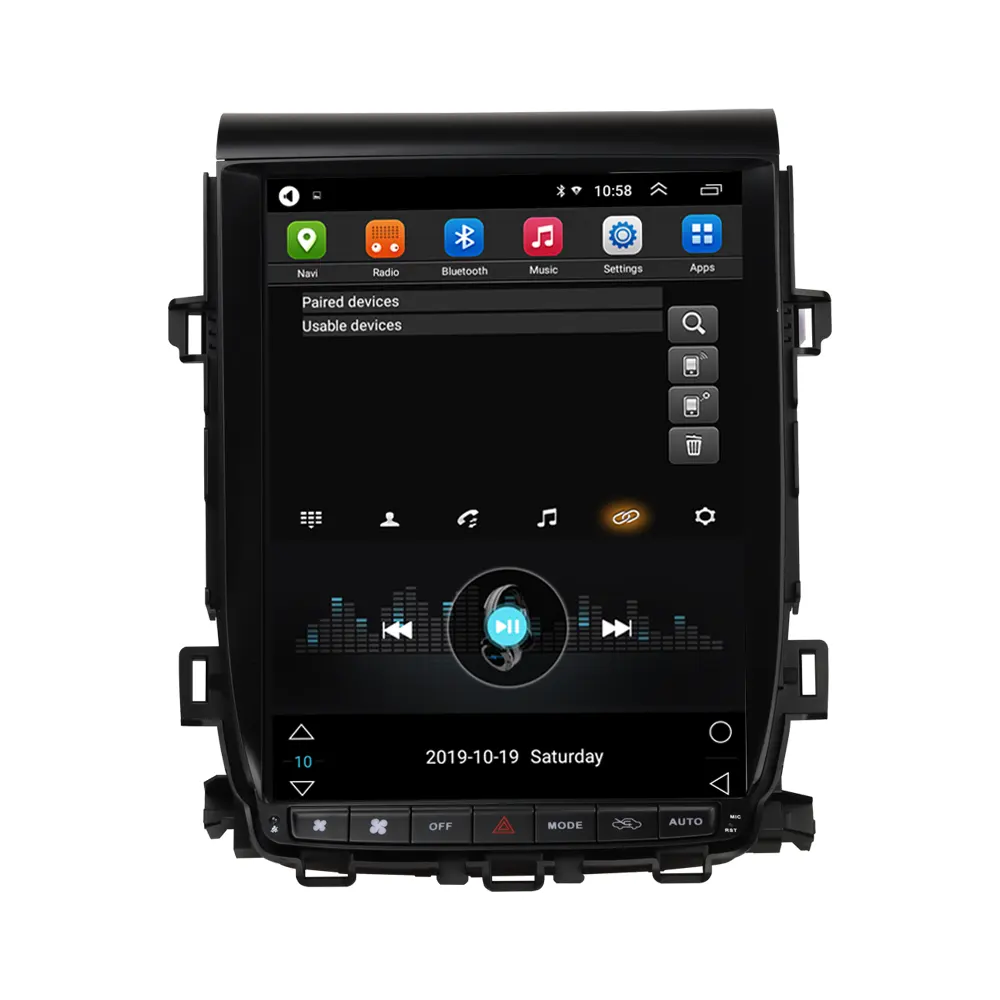 Для Toyota Alphard A20 2007-2013 Android Tesla style Продажа с Bluetooth Автомагнитола Dvd плеер сенсорный экран