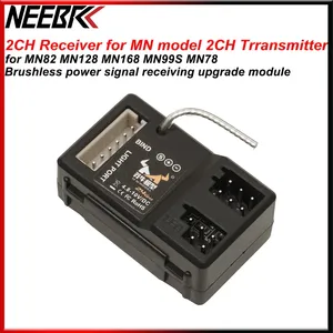 2CH 2.4G受信機リンキージライトグループ付きMN 2チャネル送信機1/12 MNモデルMN82 MN78 MN99S MN128 MN168 RCクローラーカー - Product Image 3