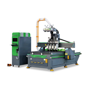 Multi unabhängige vier Köpfe linearer Werkzeug wechsel 16 Werkzeuge atc cnc Fräser Holz schneide maschine - Product Image 1