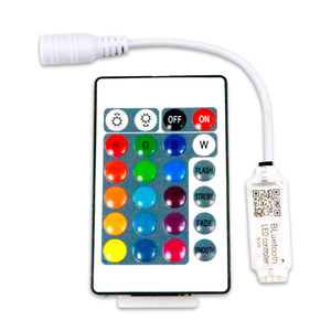 LED RGB controller LED LAMP 12V 24KEY APP control music sincrono mini RGB Strip controller