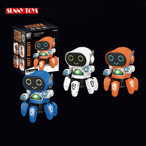 Six Claw Electric <strong>Robot</strong> Kit Kid Educational Set Diy Toy <strong>Robot</strong> for Child with Music 7 Color Light - Product Image 6