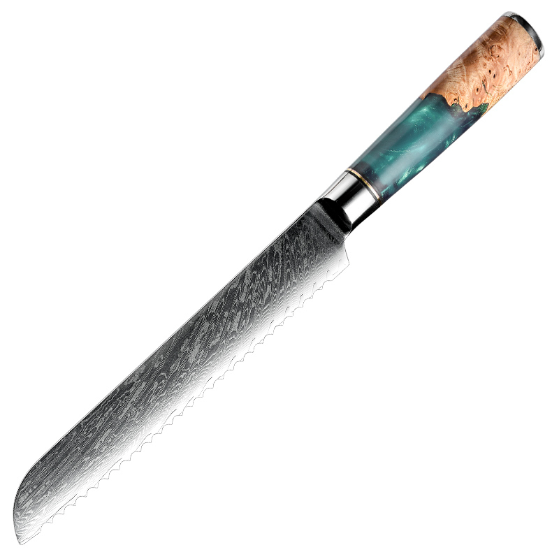 Couteau à pain bleu de 7,6 pouces