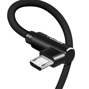 <strong>L</strong> Shape 3.3 Ft 10Ft Fast Charger 90 Degree Mobile Phone Game Cable V8 Kabel Micro <strong>USB</strong> 2.0 Charge Micro-<strong>B</strong> Cabo for Samsung Cable - Product Image 5