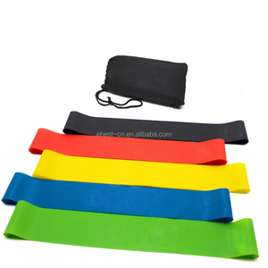 Banda de resistencia de 5 bucles de látex de alta elasticidad, Mini banda de bucle impresa para gimnasio y Ejercicios en casa y tubos de tonificación - Product Image 4