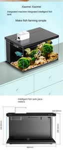 Groothandel 220V Milieuvriendelijk Smart Fish Tank Super Wit Glas Desktop <span class=keywords><strong>Aquarium</strong></span> Geïntegreerd Eco-Home Design App Controle Voor Het Leven - Product Image 6