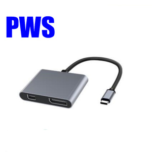 笔记本电脑配件2合1 USB C适配器C型至DP迷你DP扩展坞 - Product Image 2