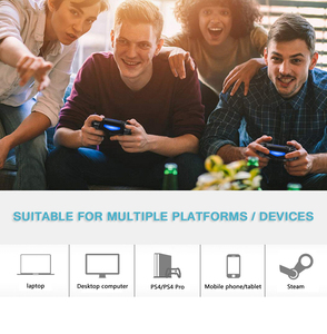 Controlador inalámbrico para PS4 Controlador Bluetooth apto para PS4/Slim/Pro Gamepad para PS4 Joystick 6-Axis para PS3/PC/Windows7/8/9