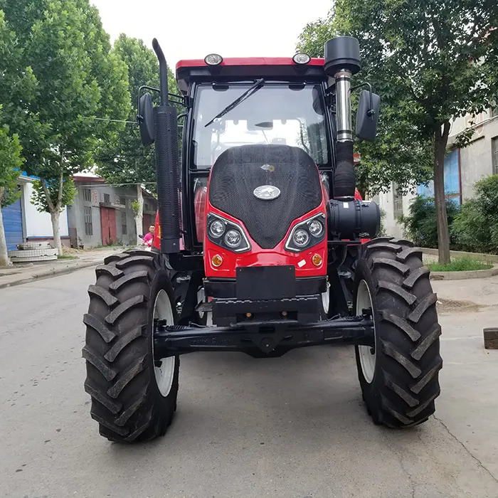 China Barato Carregador Frontal E Retroescavadeira Trator 90HP QLN-904 Front End Carregadeira Caçamba da Carregadeira Trator Trator Agrícola Para A Venda