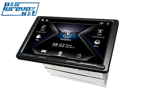 新着9 "10.1" AndroidカープレーヤーIPSディスプレイ360度回転FM GPS WIFI Carplay DSP機能シングルDinダッシュボード - Product Image 3
