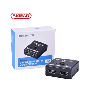 Fjgear-Conmutador de 2 puertos, 2 entradas 1 salida o 1 entrada 2 salidas, compatible con resolución 3840*2160 @ 30Hz hdmi1.4, 2 puertos HDMI, 2 puertos - Product Image 5