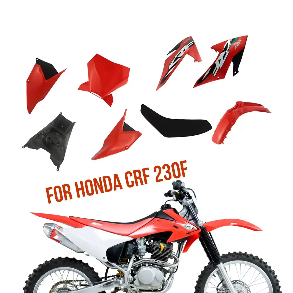 Kit de carenagem para carroceria de motocicleta Honda CRF 230F CRF230F 230 F, caixa de ar, placa de número do painel, acessórios de plástico