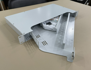 Panel de fibra óptica de 24 puertos para cajón deslizante, montaje en estante con bandeja de empalme tipo rotativo, panel de parche de fibra óptica de 48 núcleos - Product Image 4