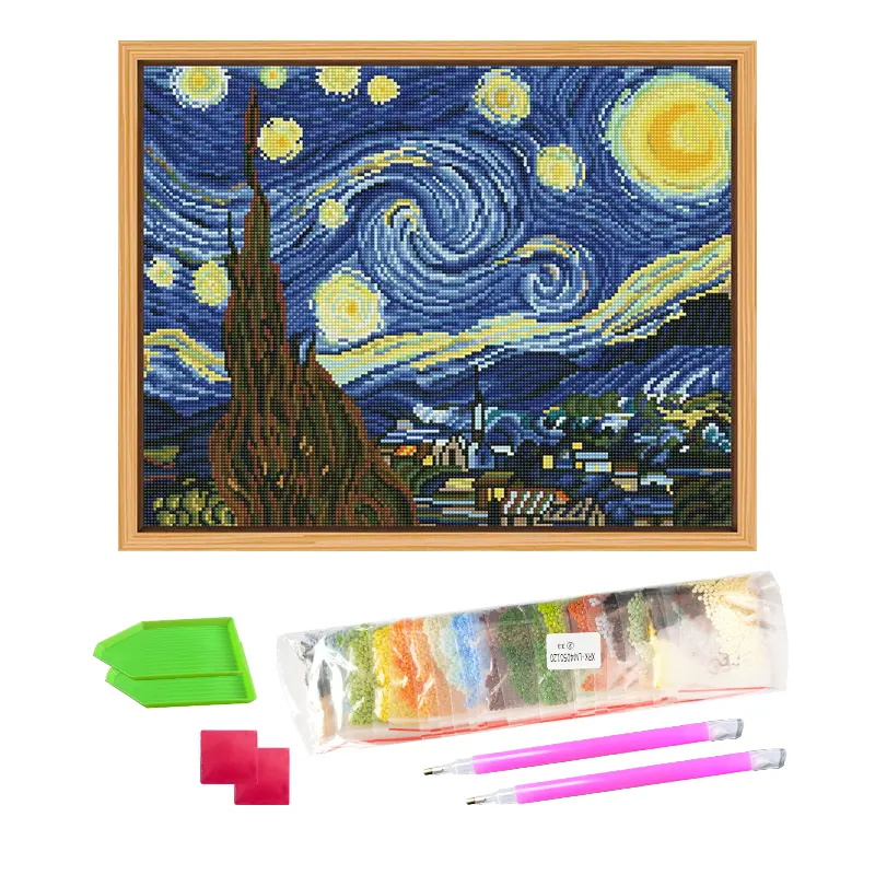 Nuovo Design pittura diamante fai da te Van Gogh pittura 5d disegno a mano dipinti di diamanti per la decorazione domestica