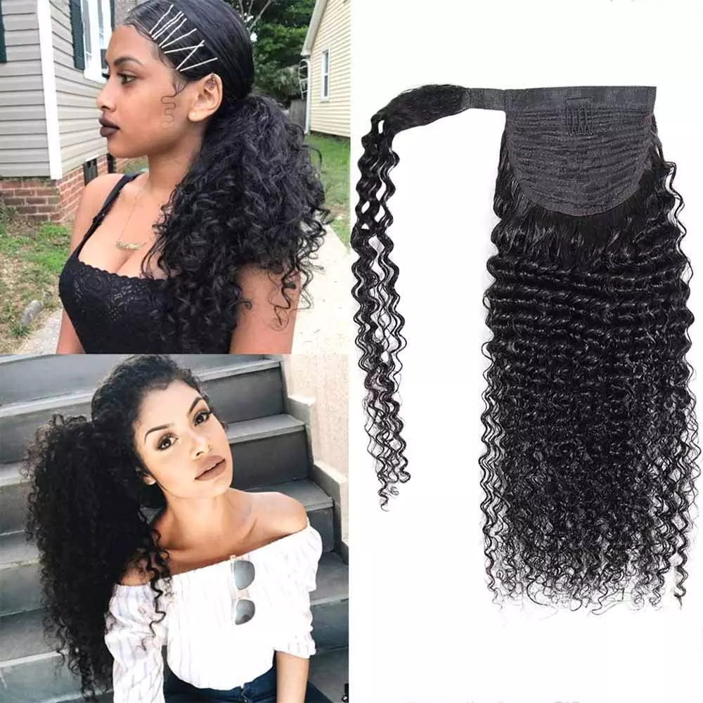 Enrouler autour de la queue de cheval Jerry Curl