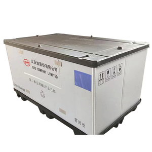 Contenedor de plástico a granel, manga de collar de paleta con divisor, plegable, caja de paleta de moldeado por soplado de doble capa - Product Image 3