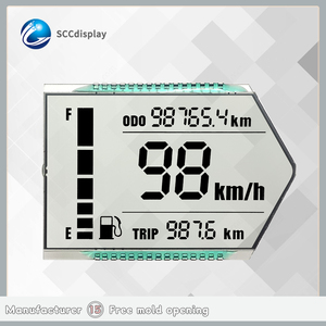 Benutzer definiertes 7-Segment-LCD-Anzeigemodul SJXDGW015 HTN Positiver Blends chutz für Motorräder - Product Image 6