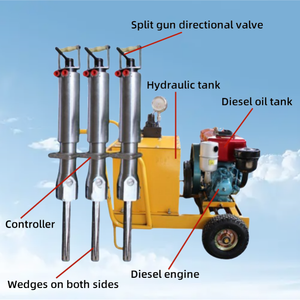 Kaya kırma araçları taş beton kırıcı çatlama ve kaya delme makinesi - Product Image 3