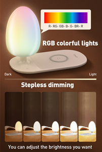LDNIO Y3 15W hızlı şarj 3 1 çok fonksiyonlu telefon kablosuz şarj RGB gece işık lambası ile iPhone apple 15 14 pro max - Product Image 3