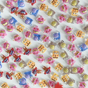 Nail <strong>Art</strong> <strong>3D</strong> Kawaii Cartoon Accessories Mini Size SpongeBob Fat Star Diy Nail <strong>Art</strong> Decoration Materials <strong>Cute</strong> Charms - Product Image 4