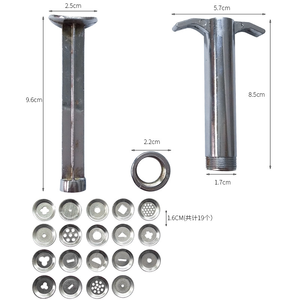 DIY合金陶器粘土泥浆挤出机挤压机雕刻工具带尖端模具聚合物造型雕刻蛋糕装饰工具 - Product Image 2