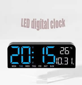 Цифровые настольные часы с 2-мя аналоговыми часами - Product Image 6