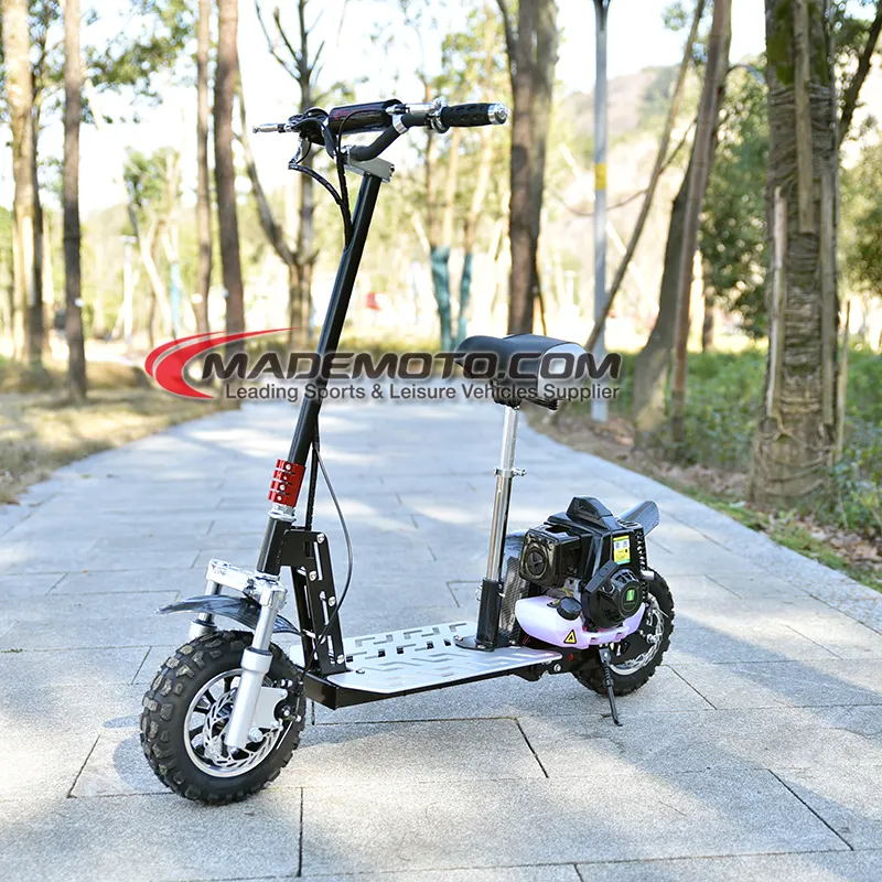 Scooters à gaz 2 roues pour adulte 125cc 150cc, cyclomoteur bon marché, scooter couvert avec de gros pneus
