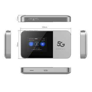 デュアルバンド5GSimカードワイヤレスホットスポットWiFi62.77 Gbps 2.4 "画面4GLTE Cat.185GモバイルWiFiルーター (内部アンテナ付き) - Product Image 2