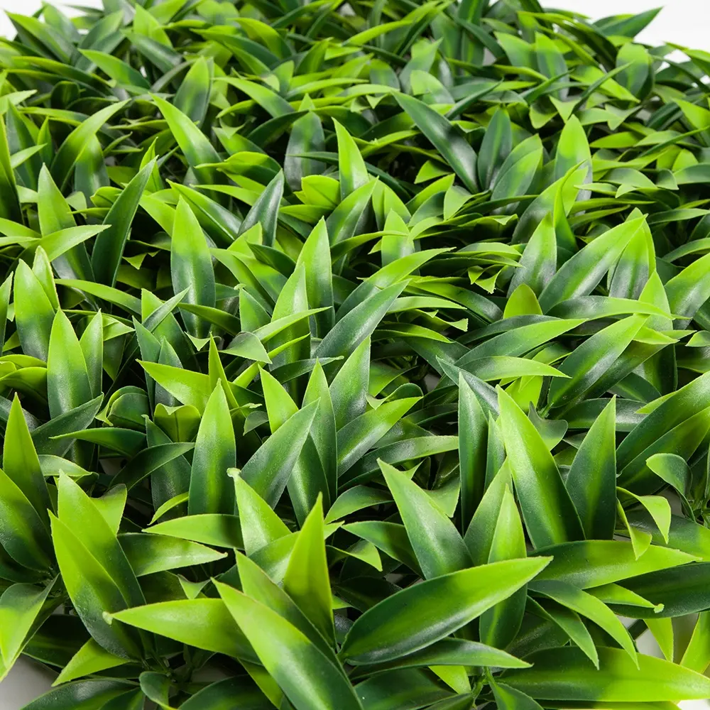 Heimdekoration UV-schutz gefälschte Blätterhecke Buchsbaumplatte Kulisse Topiary künstliches Gemüse Gras Wal