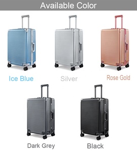 ODM Nhà Máy Sang Trọng Cổ Điển Phong Cách PC Cán Hành Lý Xe Đẩy Va Li Bộ Bền Mang Theo Trên Cho Các Chuyến Đi Ngoài Trời Polyester Lót - Product Image 6