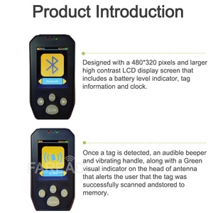 2.4G Portable Handheld RFID Eartag EMID Type-C Microchip Scanner 35cm Long Range Animal Microchip <strong>Reader</strong> for Horse Cattle Sheep - Product Image 6