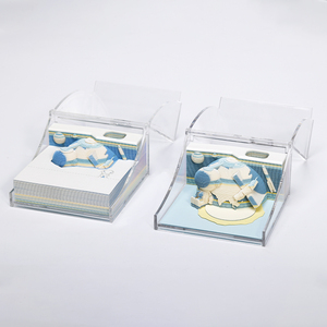 厂家直销新款Ins 3D宇航员空间立方体Ins记事本定制Logo活页笔记本立方体生日圣诞节