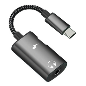 Universal Tipo-C 3,5mm DAC Auricular Cable Adaptador de auriculares Divisor Convertidor de carga 32bit 384kHz Digital-Decodificador - Product Image 1