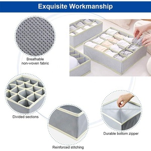 A 12-Piece Storage Box Set for Organizing Towels Socks and Underwear Solving Clutter <strong>Problems</strong> and Meeting Family Storage Needs - Product Image 5