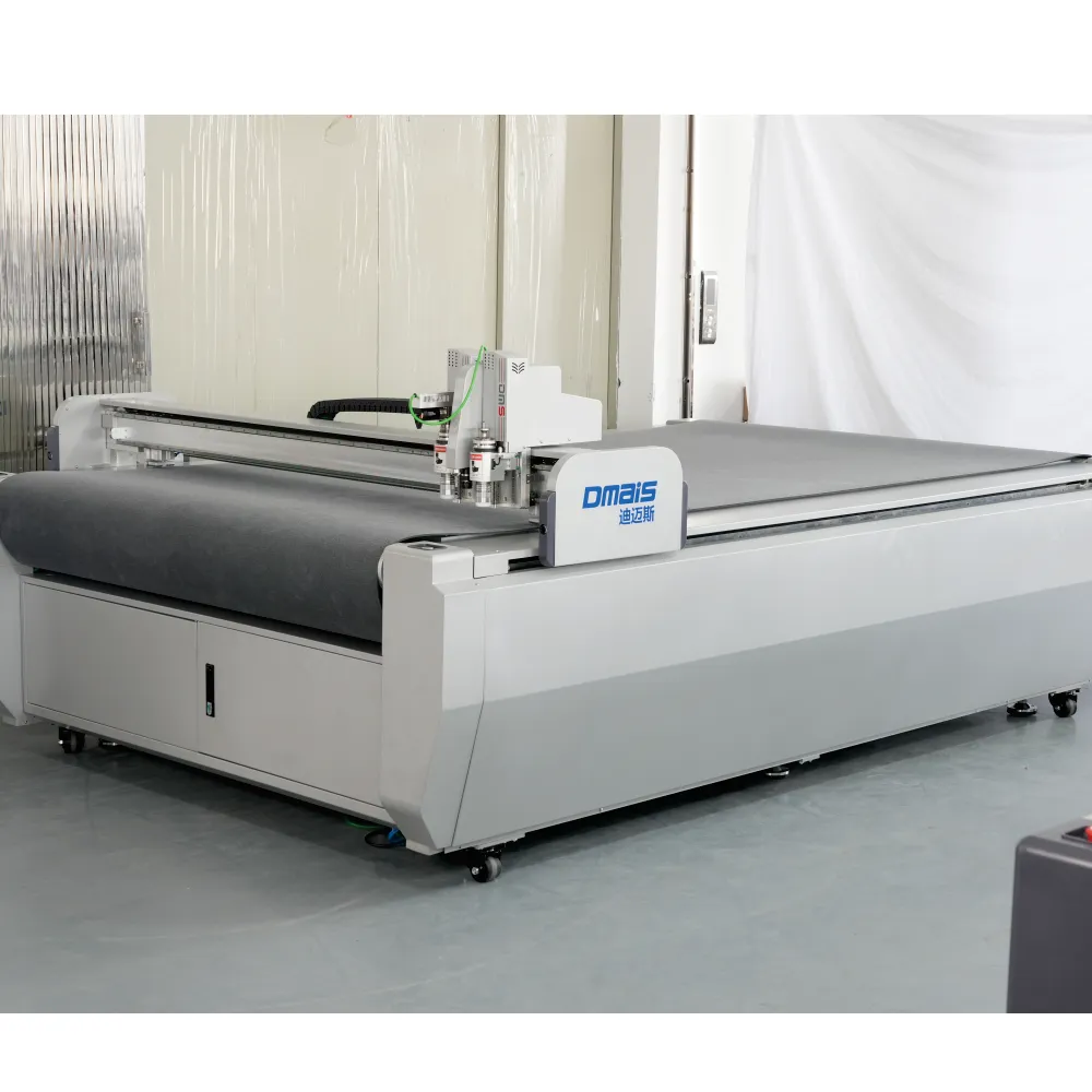 DMAISPVCスポンジフォーム供給切断機カッター販売CNC自動自動振動ナイフ切断機