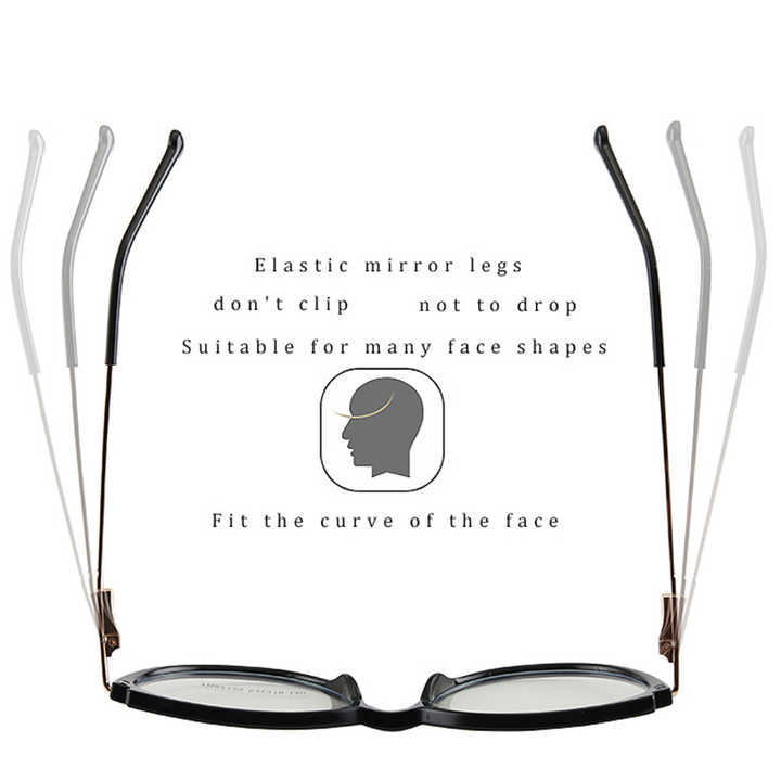 87120Cat Eye Spring Hinge Computer Cp Glasses Optical Frame Retro Eyeglasses Glasses Frames