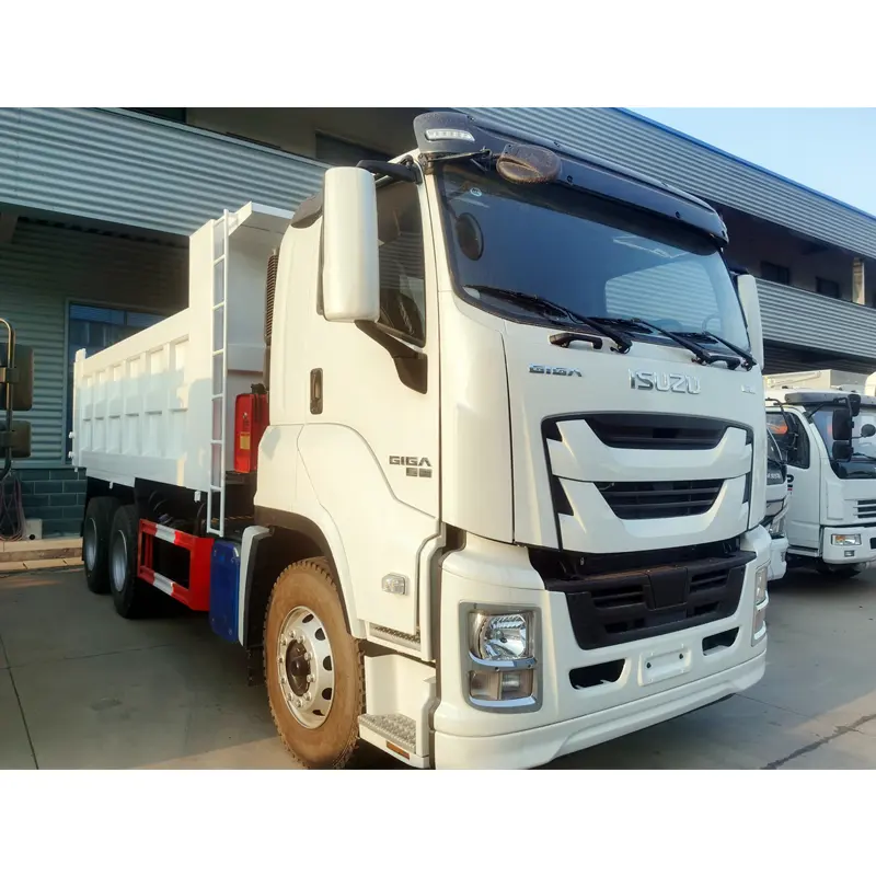 ايسوزو جيجا 6x4 6x6 قبالة الطريق شاحنة قلابة مع 11 لإطارات سيئة الطرق Camion Benne