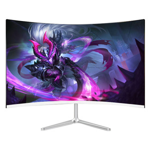 Desktop 23.8 pollici schermo curvo FHD Monitor a LED 24 pollici 1920*1080P schermo curvo Monitor per Computer Gaming PC con tipo-C HDMIed - Product Image 1