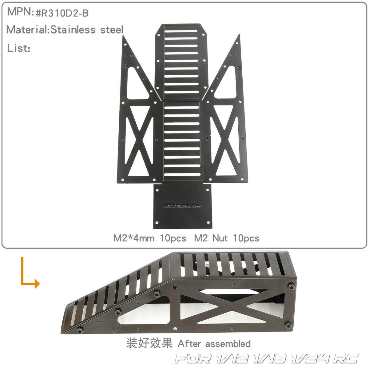 acier inoxydable noir R310D2