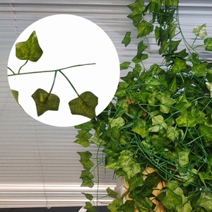 Ngoài trời Nhân Tạo Màu Xanh Lá Cây Lá Nho nho trần trang trí mô phỏng mây nhựa cây leo vướng víu giả hoa cỏ hàng rào - Product Image 4