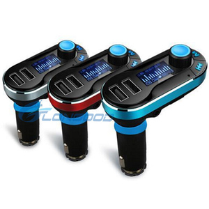 NEW <strong>FM</strong> Transmitter Radio Car <strong>Kit</strong> MP3 Music Player with Dual USB - Product Image 1