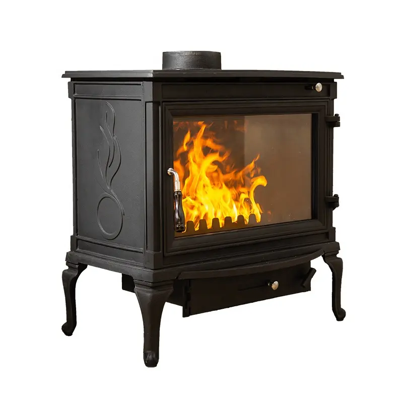 Horno portátil de hierro fundido, quemador de estufa de madera para chimenea, interior, en venta