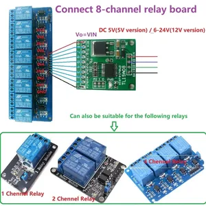 8ch Modbus Rtu a comando RS232(TTL)PLC modulo PC UART IO quadro interruttore di controllo per relè di automazione industriale