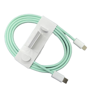 2024 1M2Mナイロン編組カラフル60WPD急速充電ケーブルタイプC-USBC充電コードforiPhone16充電ケーブル - Product Image 2