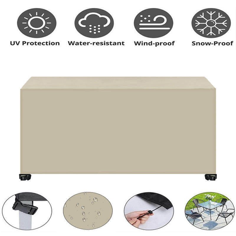 Beige and coffee color 420D four-corner buckle