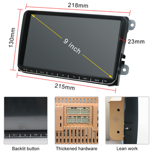 <strong>2</strong> Din Android 9&quot; Universal With Multimedia Video Radio Stereo Player for <strong>VW</strong>/<strong>Jetta</strong>/Glof/POLO/Passat/Bora/Magotan/Tiguan/Seat