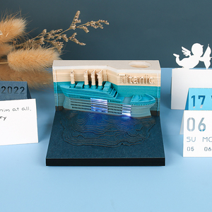 Bloc de notas adhesivas 3D con diseño personalizado, original, impresión personalizada y corte láser, envío directo - Product Image 2