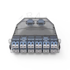Panel de conexión de fibra óptica 1U ODF de 19 pulgadas con casetes ópticos MPO MTP de 144 núcleos, para red FTTH capacidad de 24, 12 Uds. - Product Image 2