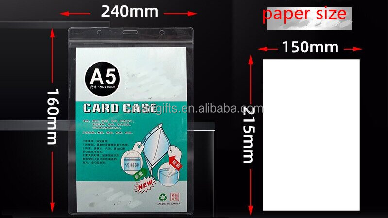A5 transparent