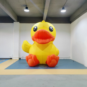 Personalizado flotante hermético publicidad pato gigante al aire libre agua inflable pato amarillo para la venta - Product Image 4