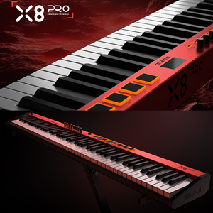Midiplus X8 Pro II Mini Piano Studio 88 полутяжеленные клавиши Midi Контроллер клавиатура USB MIDI контроллер со звуковым двигателем - Product Image 3